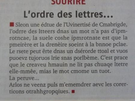 Impossible mais vrai